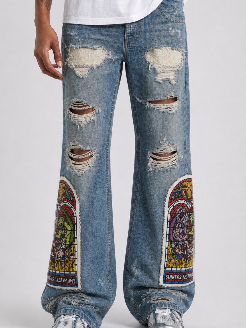 S.T.X STAINED GLASS DENIM