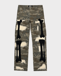 S.T.X APPLIQUE BONES CARGO PANTS